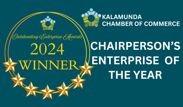 Kalamunda Chamber of Commerce 2024 Chairperson’s Enterprise of the Year winner
